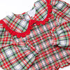 Bleu: Colette Classic Smocked Long Sleeve Skirt Set, Red Plaid