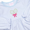 Totally Tennis Applique Ruffle Pant Set, Blue
