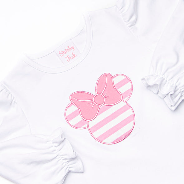 Mouse Memories Long Sleeve Legging Set, Pink