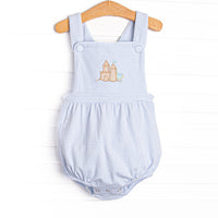 By the Sea Build Applique Sunsuit, Blue