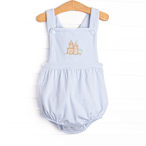 By the Sea Build Applique Sunsuit, Blue