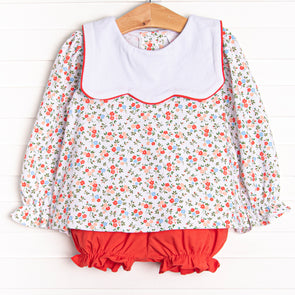 Primrose Petals Bloomer Set, Red