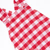 Checkerboard Charm Sunsuit, Red