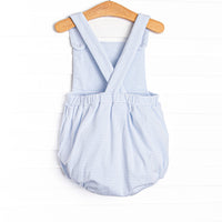 By the Sea Build Applique Sunsuit, Blue