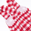 Checkerboard Charm Sunsuit, Red
