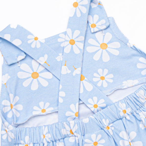 Daisy Daydream Ruffle Sunsuit, Blue