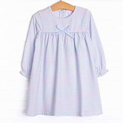 blue white pinstripe dress white blue shirt dress Andrea Cotton Shirt Dress in Blue & White Pinstripe