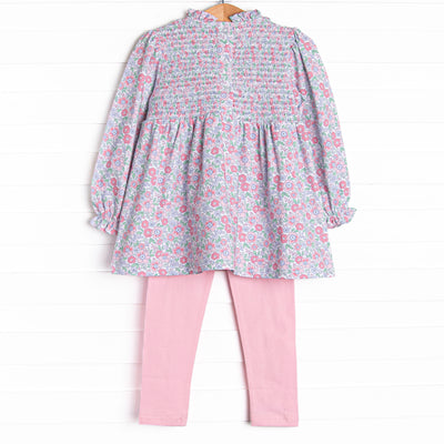 Raleigh Rose Legging Set, Pink