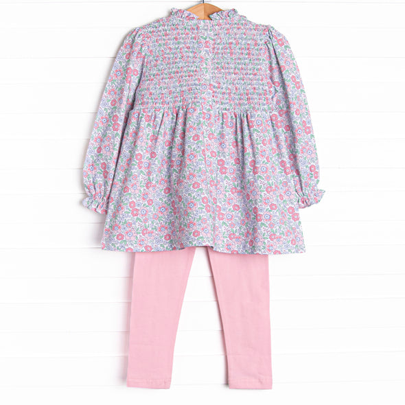 Raleigh Rose Legging Set, Pink
