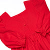Bleu: Holly & Bows Long Sleeve Dress, Red