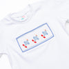 Mr. Maverick Smocked Short Set, Blue