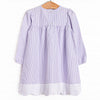 Southern Scallops Dress, Purple