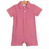 Levi Short Romper, Red