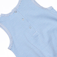 Noah Pocket Bubble, Medium Blue Stripe