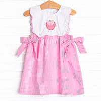 Prep and Polish Applique Dress, Pink
