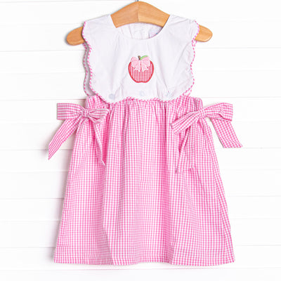 Prep and Polish Applique Dress, Pink