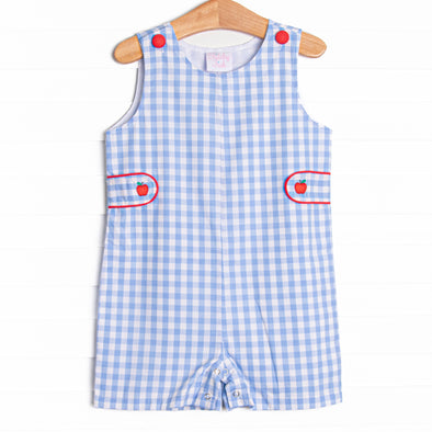 Andy Apple Embroidered Jon Jon, Blue