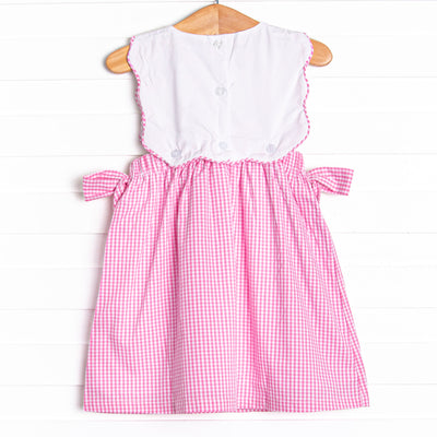 Prep and Polish Applique Dress, Pink