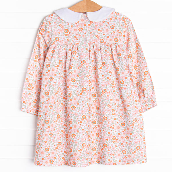 Coral Me Cute Pocket Dress, Orange