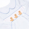 Pampered Pups Smocked Bubble, Blue