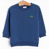 Tractor Time Embroidered Sweatshirt, Navy