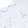 Pampered Pups Smocked Bubble, Blue