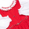 Bleu: Colette Classic Smocked Dress Set, Red Corduroy