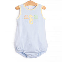 Jellyfish Fields Applique Bubble, Blue