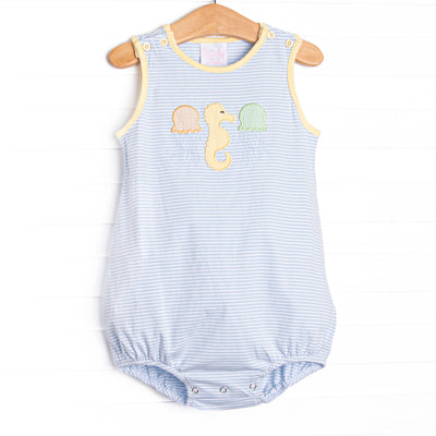 Jellyfish Fields Applique Bubble, Blue