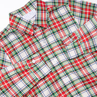 Bleu: Conrad Classic Button-Up Shirt, Red Plaid