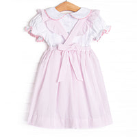 Ocean Adventure Smocked Dress Set, Pink