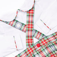 Bleu: Clark Classic Long Sleeve Bubble Set, Red Plaid