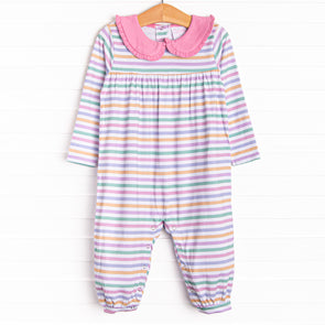 Let's Get Groovy Romper, Pink