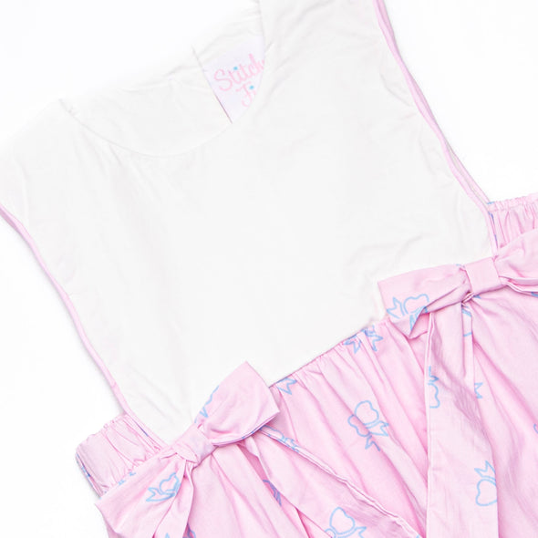 Passport to Paris Side Tie Bubble, Pink