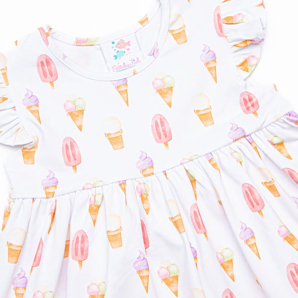 Summer Sweets Dress, White