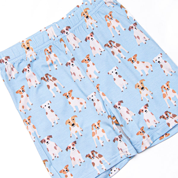 Park Pal Bamboo Pajama Short Set, Blue