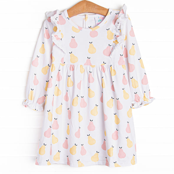 Perfect Pear Dress, Yellow