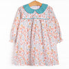 Wildflower Watercolors Dress, Blue