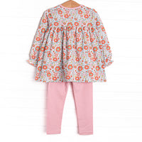 Petal to the Metal Legging Set, Pink