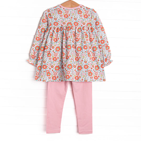 Petal to the Metal Legging Set, Pink
