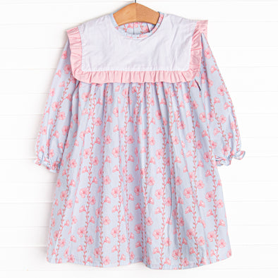 Pink Petunia Dress, Blue