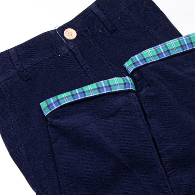 Bleu: Conrad Classic Pant, Blue Corduroy