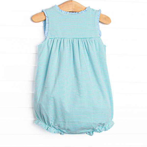 Julie Bubble, Light Blue and Mint Stripe