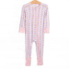 Bedtime Bouquets Bamboo Zippy Pajama, Pink