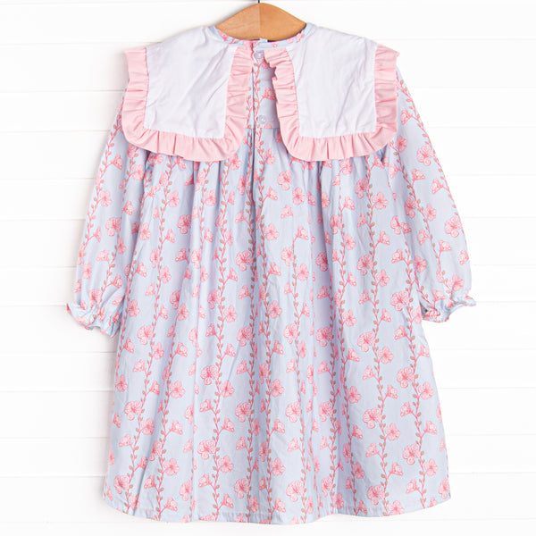 Pink Petunia Dress, Blue