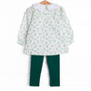 Right Place and Thyme Legging Set, Green