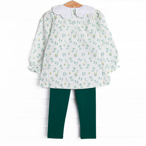 Right Place and Thyme Legging Set, Green