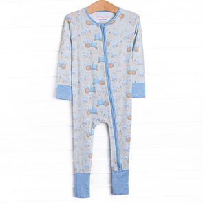 Sowing Sleep Bamboo Zippy Pajama, Green