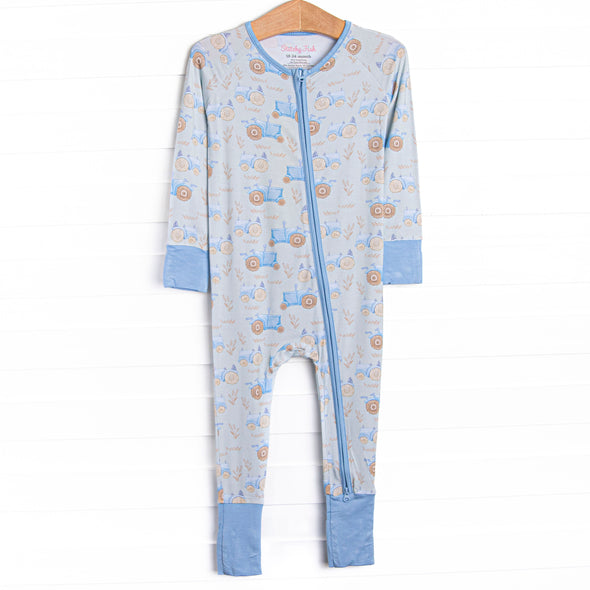 Sowing Sleep Bamboo Zippy Pajama, Green