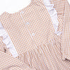 Classic Caroline Legging Set, Tan Gingham